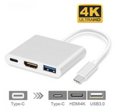 Innerlight® Connect+ - USB C naar HDMI Adapter - Zilver